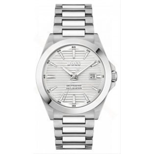 HUGO BOSS Men's Wristwatch made of stainless steel in silver color 446164