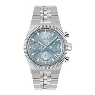 Men's Wristwatch 40mm BOSS made of stainless steel in silver color 448861