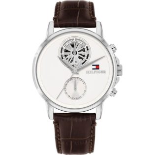 Men's Wristwatch 41mm TOMMY HILFIGER made of stainless steel in silver color 449256