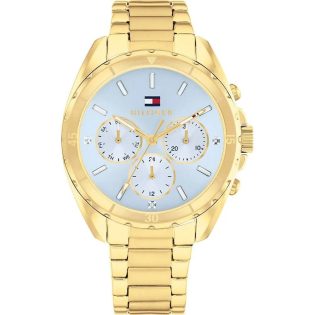 Γυναικείο Ρολόι Χεριού 35mm TOMMY HILFIGER από ανοξείδωτο ατσάλι   σε χρυσό χρώμα 448798