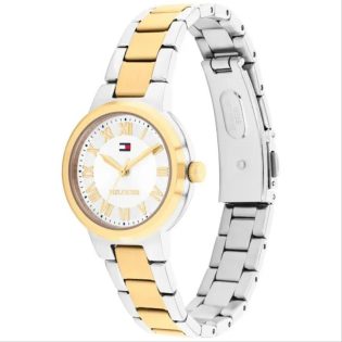 Women's Wristwatch 28mm TOMMY HILFIGER made of stainless steel in silver-gold color 449194
