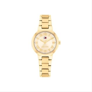 Γυναικείο Ρολόι Χεριού 23mm TOMMY HILFIGER από ανοξείδωτο ατσάλι   σε χρυσό χρώμα 449249