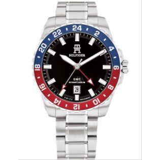 Ανδρικό Ρολόι Χεριού  TOMMY HILFIGER από ανοξείδωτο ατσάλι   σε ασημί χρώμα 444906