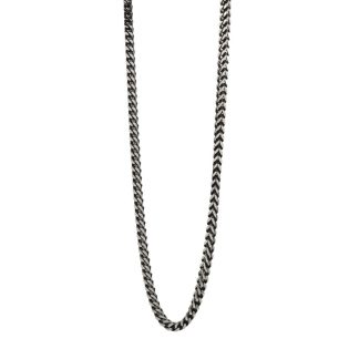 Men's Necklace Chain manQ made of stainless steel in silver color 443851