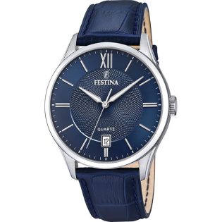 Men's Wristwatch 42mm FESTINA made of stainless steel in silver color 449263