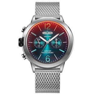 Men's Wristwatch 45mm WELDER made of stainless steel in silver color 449261