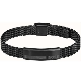 Men's BOSS Bracelet made of stainless steel in black color 447731