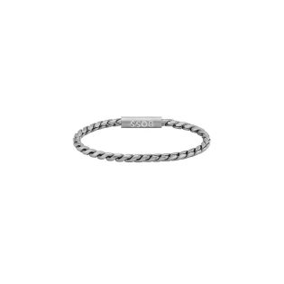 Men's BOSS Handcuff Bracelet made of stainless steel in silver color 448975