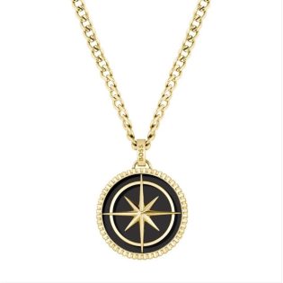 BOSS Men's Necklace made of stainless steel in gold color 448976