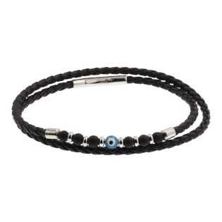 Men's Bracelet ManQ made of stainless steel in silver color 448762