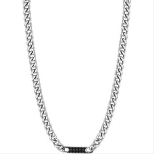 Men's BROSWAY Chain Necklace made of stainless steel in silver color 448700