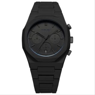 Ρολόι Χεριού 40mm D1 MILANO από Polycarbonate   σε μαύρο χρώμα 449318
