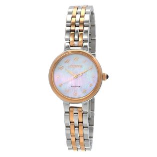 Women's Wristwatch 28mm CITIZEN made of stainless steel in silver-gold color 448456