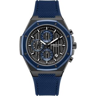 Men's Wristwatch 42mm KENNETH COLE made of stainless steel in anthracite color 449307
