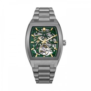 Ανδρικό Ρολόι Χεριού 43mm KENNETH COLE από ανοξείδωτο ατσάλι   σε gun metal χρώμα 448832