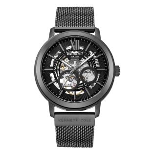 Men's Wristwatch 42mm KENNETH COLE made of stainless steel in gun metal color 449301