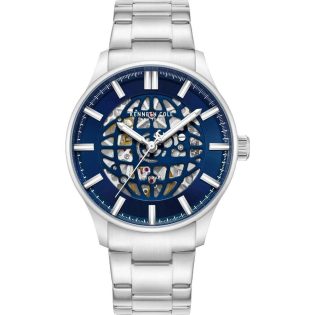 Men's Wristwatch 41mm KENNETH COLE made of stainless steel in silver color 449299