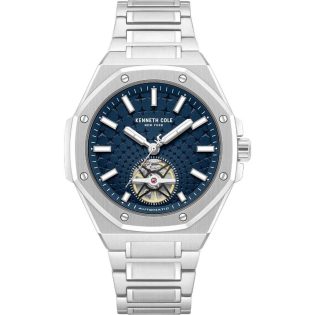 Men's Wristwatch 42mm KENNETH COLE made of stainless steel in silver color 448356