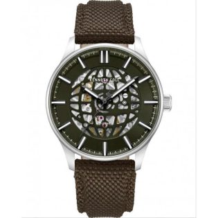 Men's Wristwatch 43mm KENNETH COLE made of stainless steel in silver color 449302