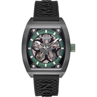 Ανδρικό Ρολόι Χεριού 44mm ASTON MARTIN από ανοξείδωτο ατσάλι   σε ανθρακί χρώμα 449003