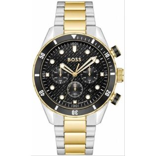 Men's Wristwatch 43mm BOSS made of stainless steel in silver color 449375