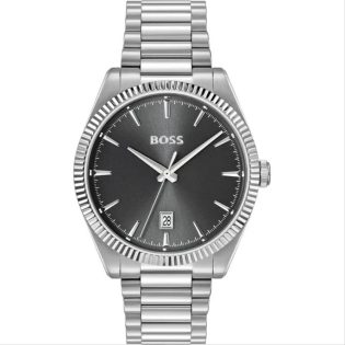 Men's Wristwatch 40mm BOSS made of stainless steel in silver color