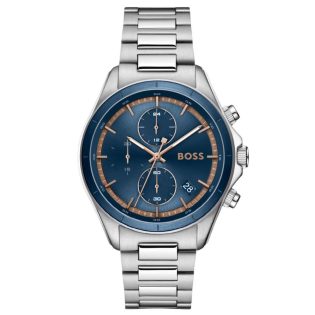 Men's Wristwatch 41mm BOSS made of stainless steel in silver color