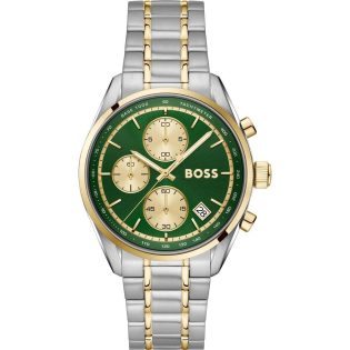 Ανδρικό Ρολόι Χεριού 39mm BOSS από ανοξείδωτο ατσάλι   σε ασημί χρώμα 449585