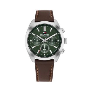 Men's Wristwatch 40mm TOMMY HILFIGER made of stainless steel in silver color
