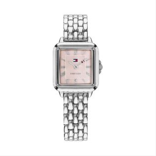 Γυναικείο Ρολόι Χεριού 23mm TOMMY HILFIGER από ανοξείδωτο ατσάλι   σε ασημί χρώμα 449399
