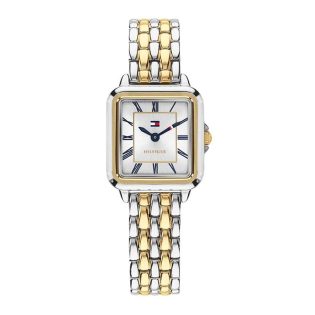 Women's Wristwatch 23mm TOMMY HILFIGER made of stainless steel in silver-gold color