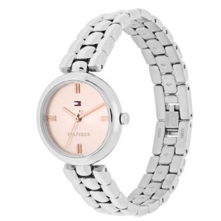 Women's Wristwatch 23mm TOMMY HILFIGER made of stainless steel in silver color