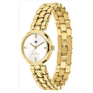 Γυναικείο Ρολόι Χεριού 23mm TOMMY HILFIGER από ανοξείδωτο ατσάλι   σε χρυσό χρώμα 449591