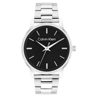 Men's Wristwatch 40mm CALVIN KLEIN made of stainless steel in silver color