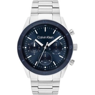 Men's Wristwatch 42mm CALVIN KLEIN made of stainless steel in silver color