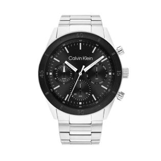 Men's Wristwatch 42mm CALVIN KLEIN made of stainless steel in silver color