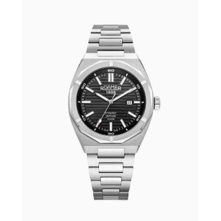 Men's Wristwatch 42mm ROAMER made of stainless steel in silver color