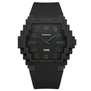 Ανδρικό Ρολόι Χεριού 40mm D1 MILANO από ανοξείδωτο ατσάλι   σε μαύρο χρώμα 449510